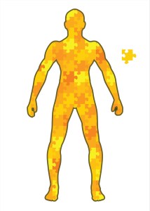 puzzle man_white background
